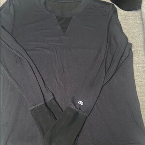 Alo Black Long Sleeve Top